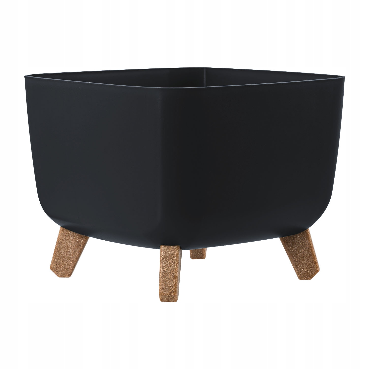 Prosperplast kvetináč 39 cm x 39 x 27 cm plastový odtieň sivej a striebornej